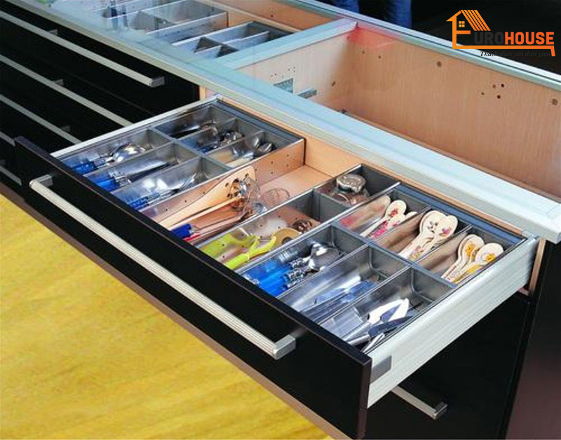 7 Mẫu Phụ Kiện Tủ Bếp Dưới Bằng Inox cho nhà bếp đẹp hiện đại