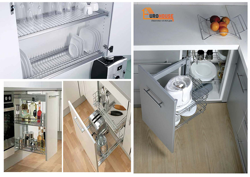 Bảng giá phụ kiện tủ bếp inox 304 chính hãng, cam kết số 1 chất lượng