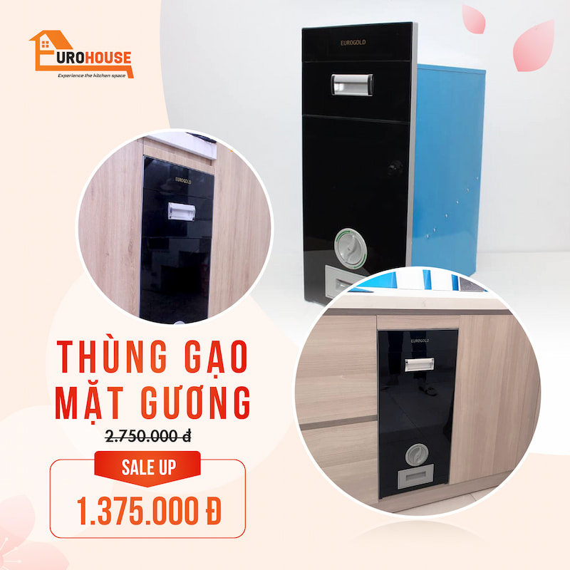 Mua phụ kiện tủ bếp khuyến mại giảm tới 52% đến Eurohouse