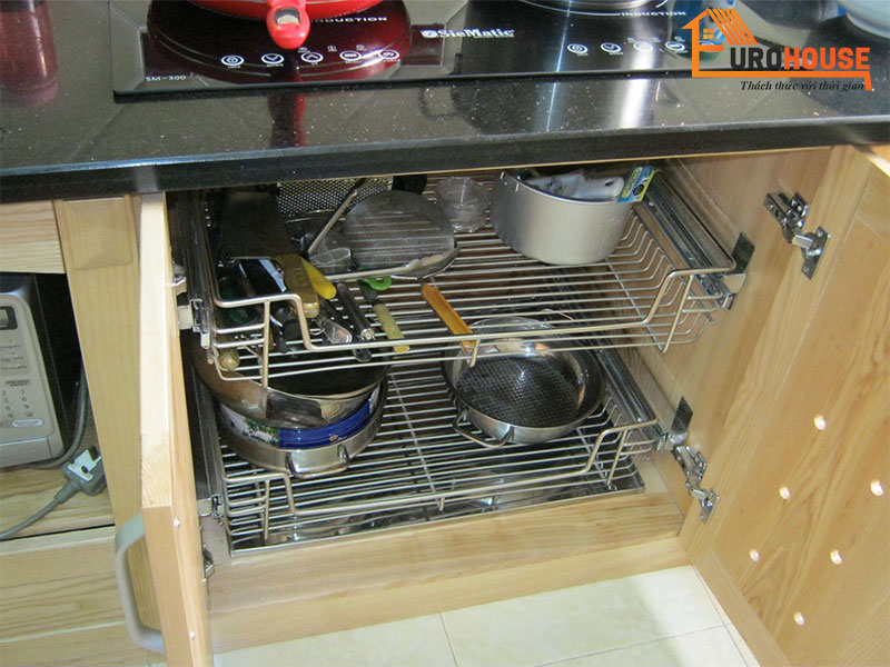 Trọn bộ combo giá để xoong nồi trong tủ bếp chỉ từ 950.000đ