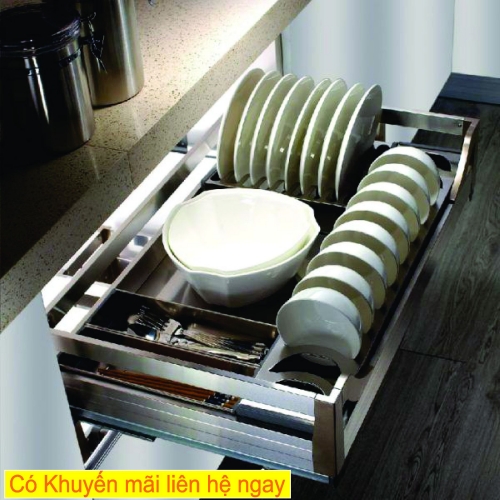 GIÁ ĐỂ BÁT ĐĨA INOX HỘP CÁNH MỞ - EUROGOLD 900